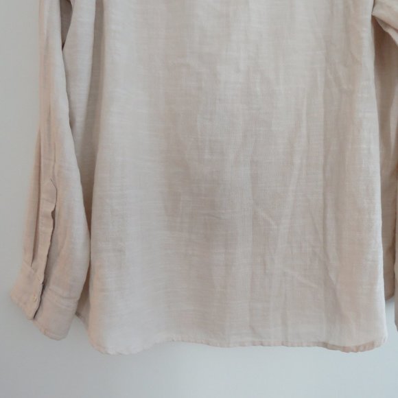 RAILS Wyatt 100% Cotton Gauzy Shirt in Hummus Minimalist - Men's Size M - Picture 12 of 15